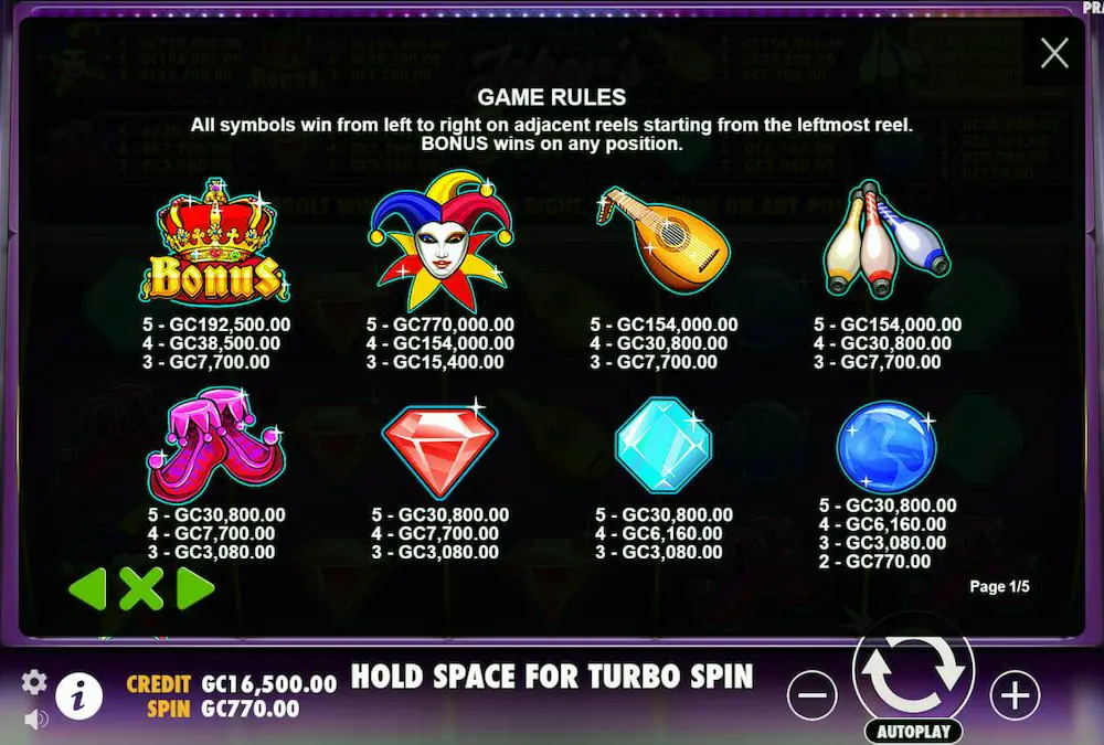 Jokers Jewels